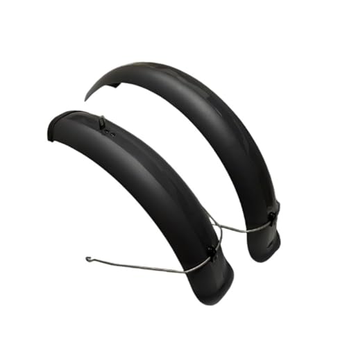 Parafango per Bicicletta Set parafango for Bicicletta 20x4.0 inch Parafanghi Posteriori Anteriori Larghi MTB off-Road Fat Tire Bike Wings Copertura Completa for Bici in plastica (Color : A Pair Grey