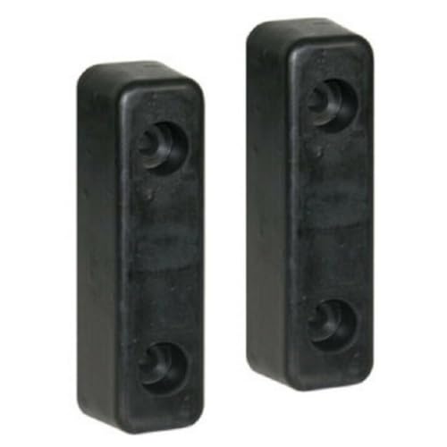 Buyers Products B5760 Molded Rubber Bumper, 2 X 2-1/4 X 7-3/4 Inch, Bumpers For Truck And Trailer Protection, Durable Dock Bumper For Equipment And Delivery Bays, Pack of 2