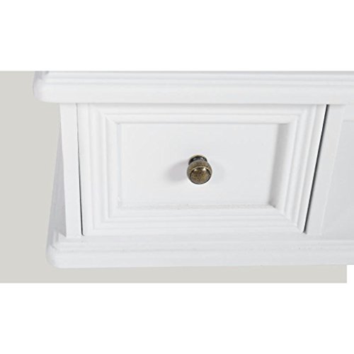 vidaXL Vanity Make Up Table Vintage Dressing Mirror Chest Cosmetic Case Drawer Desk MDF