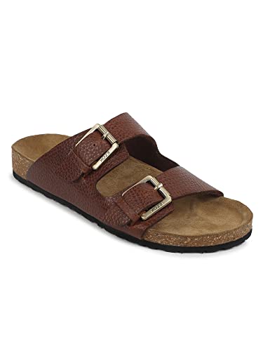 Image of Ezok Men's Flat Casual Sandals | Adjustable Buckle Closure | Comfortable Outdoor & Beach Footwear
