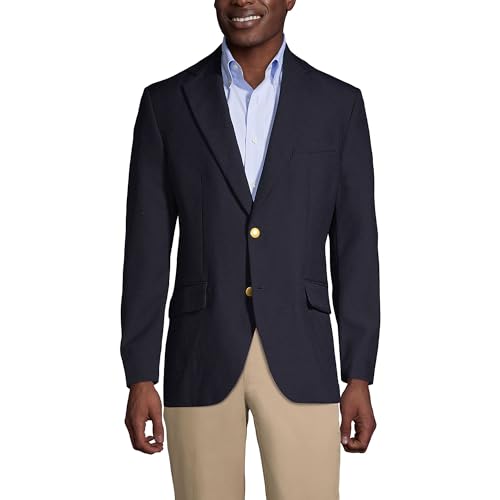 Lands' End School Uniform Men's Hopsack Blazer