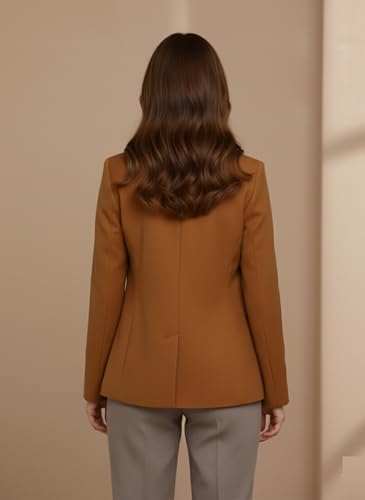 Image of ROCKSY Black Smart Casual Formal Blazer for Women, Regular Fit Stylish Blazer for Women