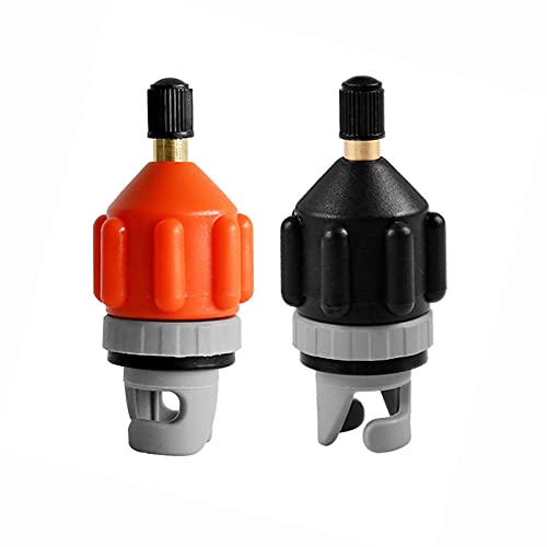 通用 Adaptador de Válvula Sup, 2 Piezas Adaptador de Válvula de Inflado, Inflador Paddle Surf Electrico Accesorios para Tablas para Sup, Canoa, Kayak, Paddle Board, Bote Inflable