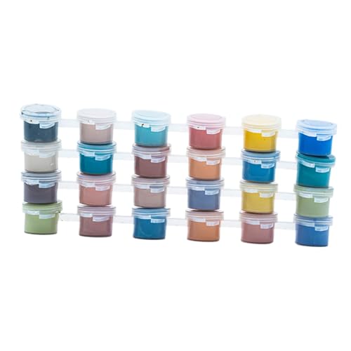 Vaveren Ceramic Pigments Underglaze Color Pigment Set, Underglaze Painted Decorative Concentrated Color Glaze Pigments for Adults