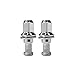 Mysttoo 4PCS M12x1.5 Chrome Wheel Lug Stud Nut Set Compatible with Jaguar S-Type X-Type F-Type XE XF XFR XJ XJ8 XJR XK XKR Vanden Plas C2C35294 C2C35294010