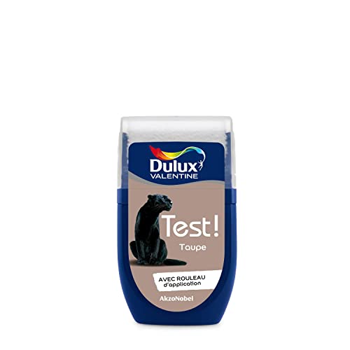 Dulux Valentine Peinture Testeur Crème de Couleur - Murs et Boiseries - Mat - Couleur Taupe 30 ml