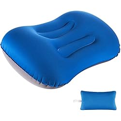 Almohada Playa Eono Almohada de Playa Hinchable, Almohada Inflable Camping, Ultraligero Cojin de Viaje Hinchable, Compresivo, Compacto, Ergonómico, Ideal para Camping, Playa, Viajes, Avión - 1 Pieza