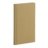Boorum & Pease Handy Size 7 x 4 3/8 Inch 96-Page Bound Memo Book with Stiff Tan Cover (6559EE)