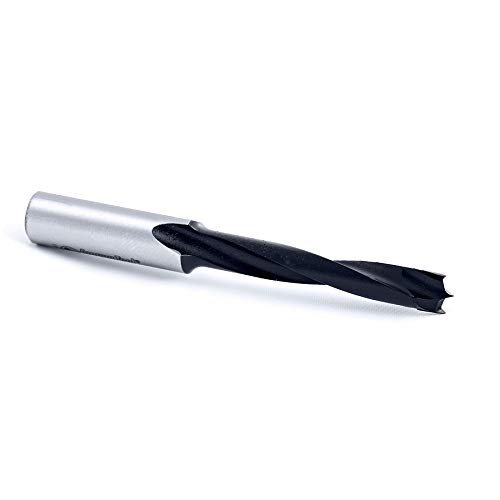 Amana Tool - 202070 Carbide Tipped Brad Pt. Boring Bit R/H 7mm Dia x 77mm Long x 10mm Sh