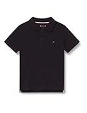 Tommy Hilfiger Flag Polo SS Kb0kb09103 S/S, Black (Black), 12 Months para Niños