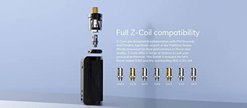 Loud-Coolfire-Z80-Kit-Leather-Black-Genuine-Brand-Single-18650-Required-NOT-Included-80w-MTL-Kit-2ml-Zenith-II-Tank-No-Nicotine
