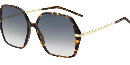 BOSS 1660/S Lunettes de Soleil Femme HUGO BOSS Havana Gold 57mm tendance protection UV
