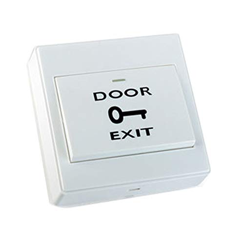 Preisvergleich Produktbild uoweky Feuerfester Kunststoff ABS Türausgang Knopf Entriegelung Notfallschalter für Türeingang Zugangskontrollsystem für alle elektrischen Schlösser (SK2)