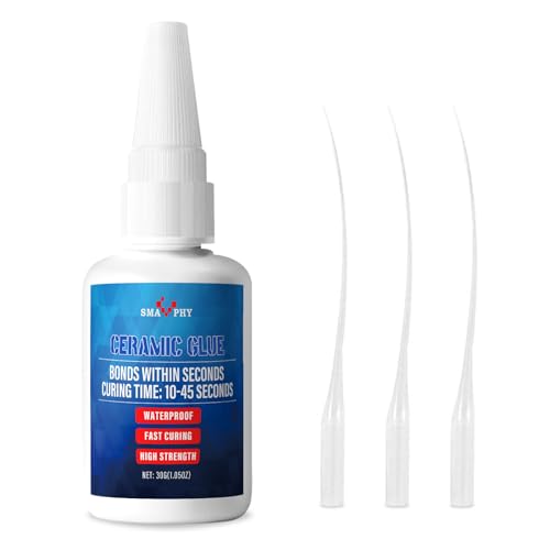Smaphy CCG-001 Ceramic Glue, 30G Clear Ceramic Glue Repair cover