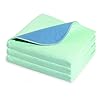 Community 75 x 90cm, 29½” X 35½”, 3L Washable Waterproof Absorbent Bed Pad Single Bed, Twin pack