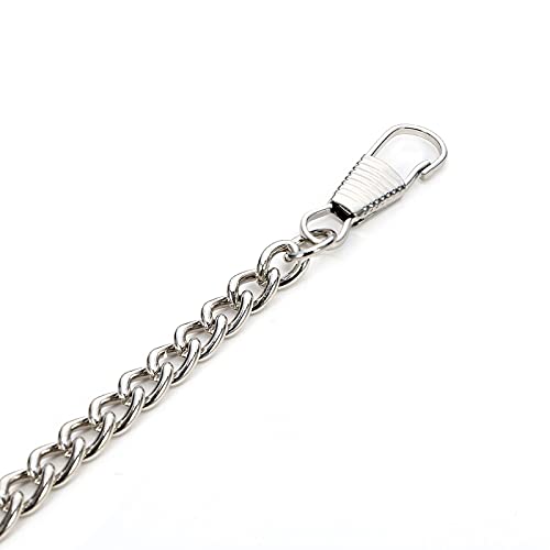 Kaevud Vintage Metal Alloy Pocket Watch Chain Chrome Plated Vest Waistcoat T Bar With Gift Box For Men #TOP4