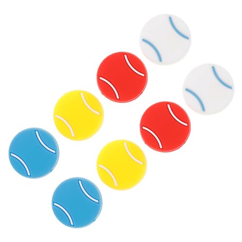 BIUDECO 8pcs Tennis Racket Dampeners Tennis Vibration Dampener Racket Gel Lightweight and Portable