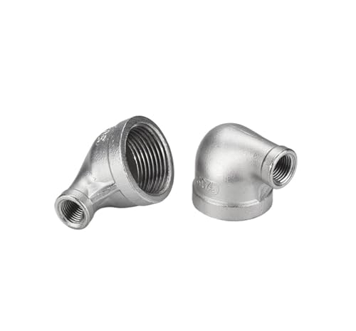 Raccord coudé inox 304 taraudé NPT 1" à 3/4" pour modifier le diamètre