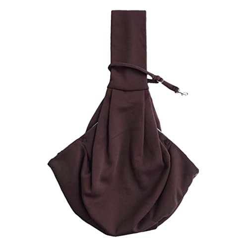 Leconpet Dog Sling Carrier Shoulder Bag for Pets with Mobile Phone Pocket Safety Buckle Security Lock