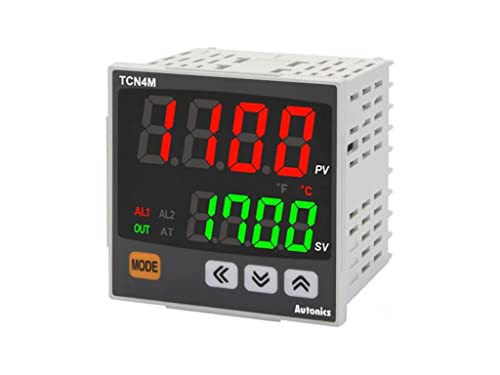 AUTONICS TK4L-T4SR 1 ALARM + RS485 COMMUNICATION OUTPUT, 100-240 VAC SUPPLY, 4 DIGIT LED DISPLAY, 50/60 HZ, DIN 96 X 96 MM, HIGH PERFORMANCE, PID CONTROL, RELAY OUTPUT 2, SSR DRIVE OUTPUT, TEMPERATURE