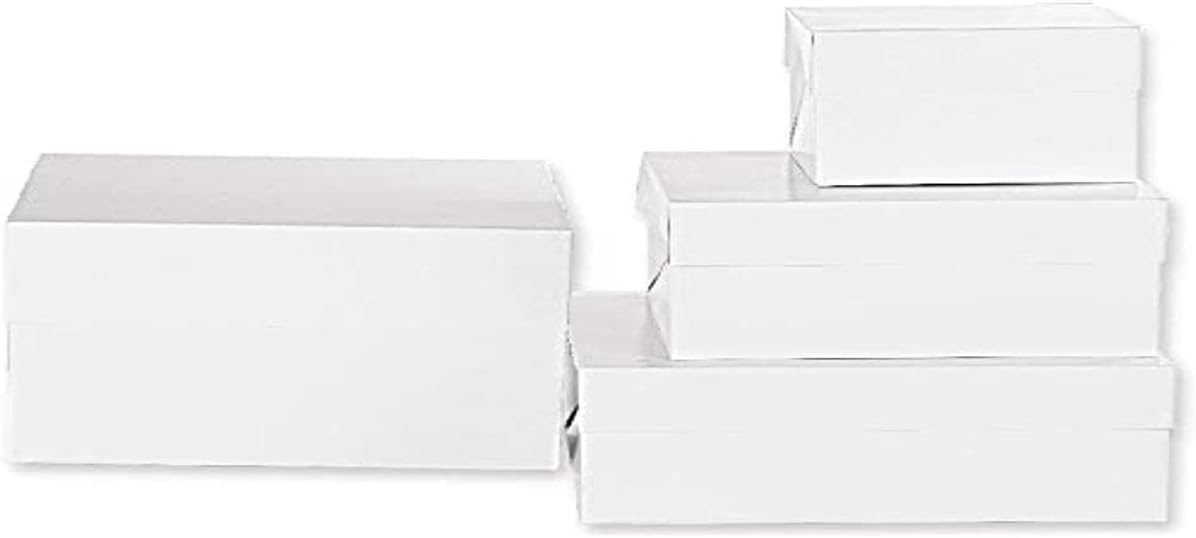 Decora 0339478 Cake Box 36,5X36,5X36 CM, Cartone, White