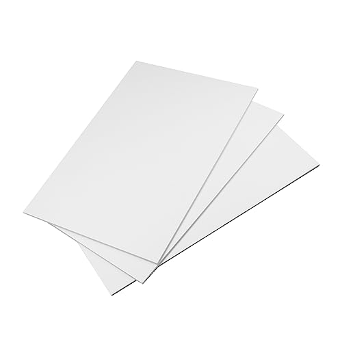 Othmro 3Pcs PVC Foam Board Sheet 3mm T x 20cm W x 30cmL Plastic Sheets PVC Sheet for Presentations Signboards Artsan Crafts Framing Display White - Image 7