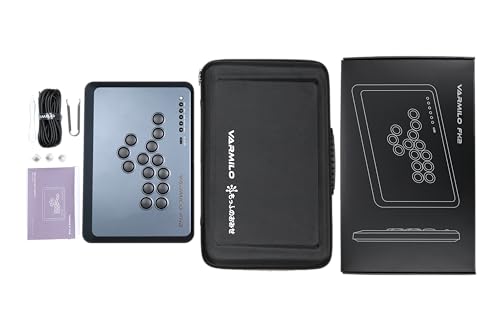 Varmilo FK2 Black Leverless Arcade Controller for Fighting Games 格闘ゲーム レバーレス アーケードコントローラー ラピッドトリガー対応 日本正規代理店保証品