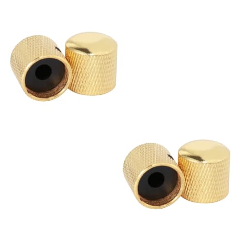 GOOHOCHY 2sets Guitar Volume Knobs Bass Control Knobs Bass Replacement Tone Control 2pcs*2