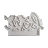 ZYHARUKO ティーライトホルダー 樹脂型 ローソク足 シリコン ラブバード エポキシ 鋳造 DIY ホームデコレーション ラブバード 樹脂