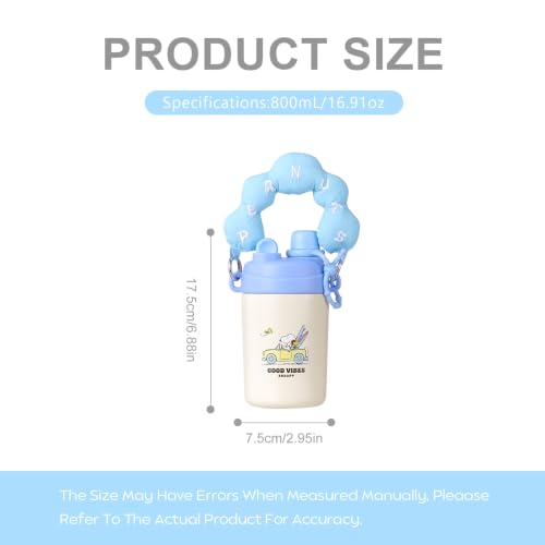 Image of MINISO Peanuts Snoopy Insulated Stainless Steel Tumbler with Lid Straw 17oz