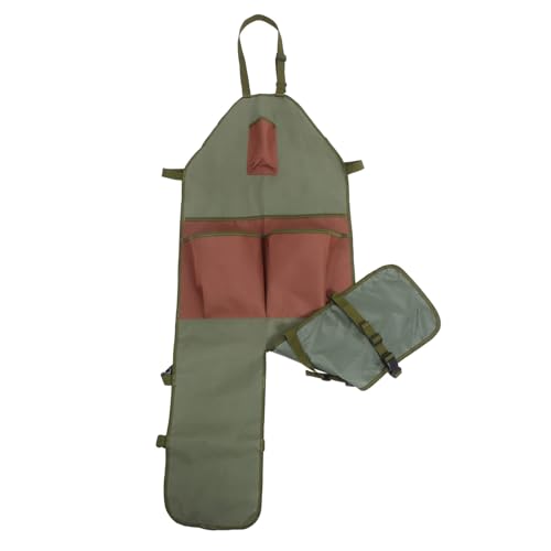 Abaodam Gardener Apron Pockets Oxford Garden Leg Apron for Men Fruit Picking Vegetable Harvesting