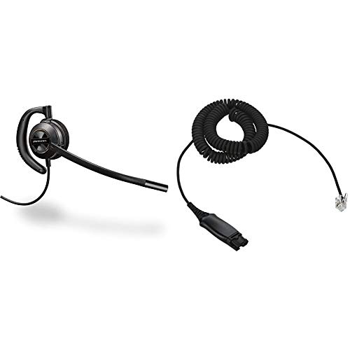 Plantronics HW540 Encorepro Convertible Headset & 72442-41 HIS-1 Adapter Cable