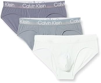 Calvin Klein Męskie majtki hipsterskie, 3 sztuki, bawełna stretch