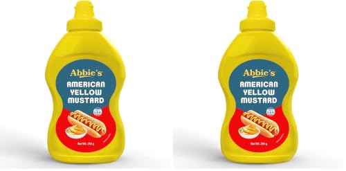 Image of Abbie's American Yellow Mustard, 255 g Squeeze Table Top Bottle (Pack of 2)