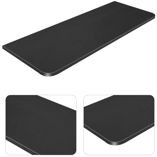 Table murale pliante noire 80x20 cm avec conception compacte - 7