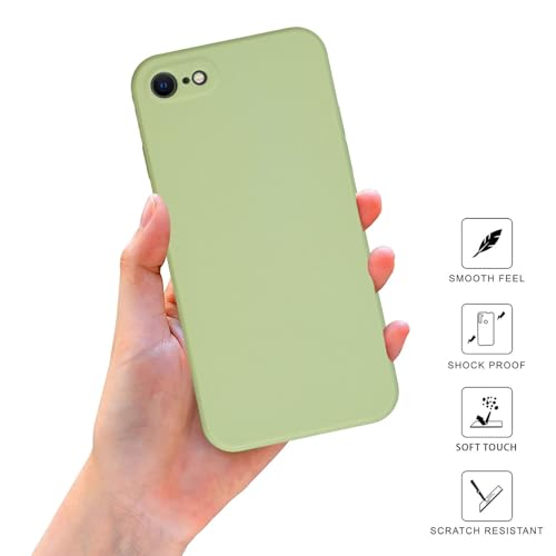 Image of SPRIG Compatible with iPhone SE 2022 Premium FlexTone (TPU) Back Cover Drop Tested Shock Proof Mobile Case for Men, Women, Boys and Girls with Camera Protection (Mint Green)