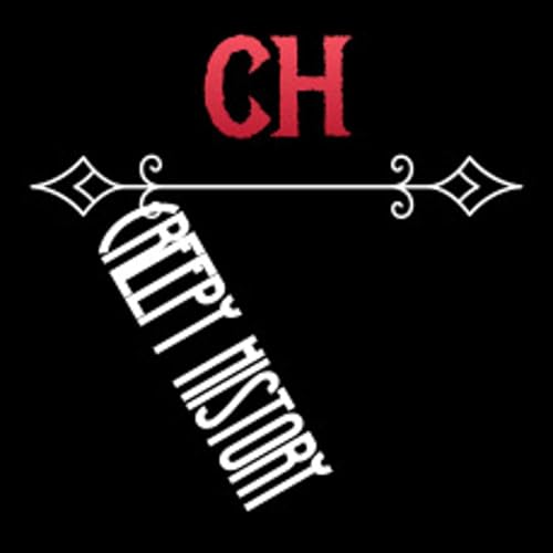 Creepy History Podcast Por Fraser & Jennifer Coffeen arte de portada