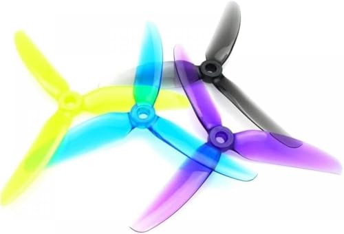 12 �y�A 5X4.3X3V2S 5043 �v���y�� 5 �C���`�h���[�� RC FPV �t���[�X�^�C�������A�N�Z�T���[ DIY �h���[���ƌ݊�������J���[�p�[�v��(12PAIRS YELLOW(ONLY YELLOW))