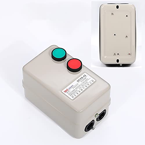 Ql-Linrun Magnetic Electric Motor Starter Control Single Phase Magnetic Starter Motor Control 3 Phase Motor Starter Electric Motor Switches 5 Hp Single Phase 220/240V Electric Motor Starter thumb #7