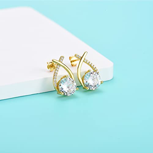 Pendientes de plata y oro de 18k EPIRORA perfectos para el estilo diario 2