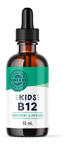 Vimergy Kids B12 – Vitamine B12 Liquide à Absorption Rapide pour ...