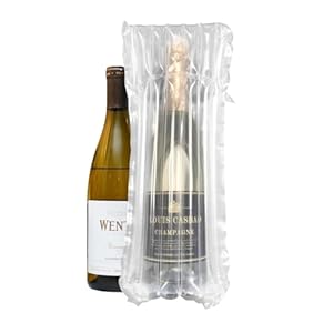 Hijelyn Weinflaschenschutzbeutel Luftpolstertaschen mit