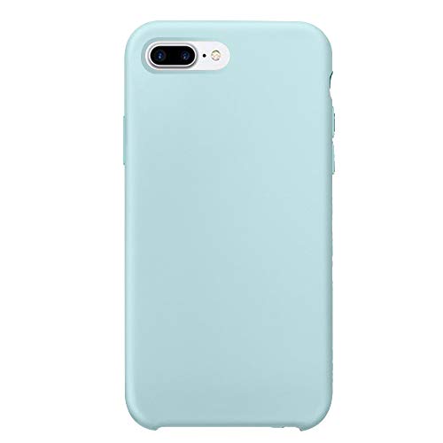 Meweri Case Compatible with iPhone 7 Plus Case, Liquid Silicone Rubber Phone Case for iPhone 7 (iPhone 7, Green)