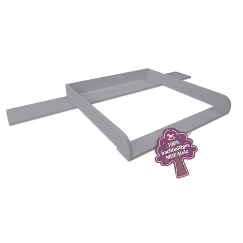 Puckdaddy Wickelaufsatz Emil - Weißer MDF Aufsatz Für Kommoden 160x80cm