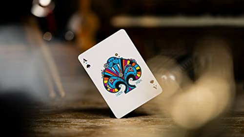 Shop4top 4 cartes à jouer The Beatles Deck Theory 11 tours Rose/orange/bleu/vert - Les Beatles, Paul McCartney, John Lennon, RIngo Starr, George Harrison Shop4top 4 cartes à jouer The Beatles Deck Theory 11 tours Rose/orange/bleu/vert – Image 7
