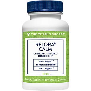 The Vitamin ShoppeRelora Calm, Clinically Studied Ingredient, Herbal Supplement That Supports Mood and Relaxation, Once Daily (60 Veggie Capsules)