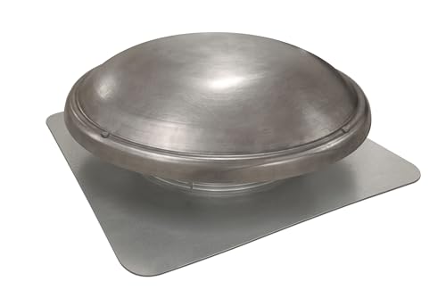 Master Flow GAF 1000 CFM Power Roof Mount Attic Vent Fan with Thermostat (PT6): Easy Installation & Efficient Exhaust Ventillation | Airflow Capacity for attic Spaces Upto 1600 sq.ft. - Mill