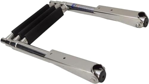 Escalera telescópica de acero inoxidable 3 pasos para piscina miniatura 2