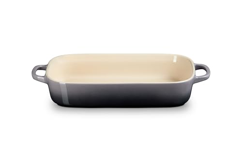 Image of Le Creuset Stoneware Rectangular Dish with Platter Lid, 3 qt., Oyster