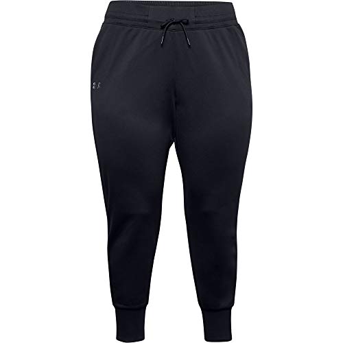 Under Armour Women's Armour Fleece Joggers , Black (001)/Jet Gray , Medium